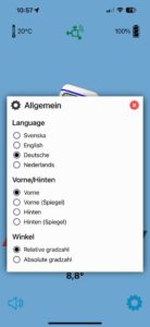Menü Einstellung/Allgemein